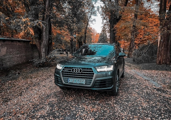 Audi Q7 cena 159000 przebieg: 62037, rok produkcji 2019 z Gorlice małe 562